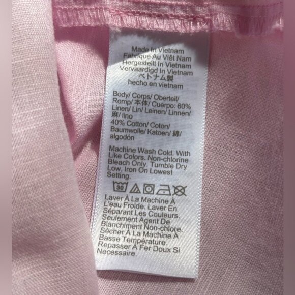 J. Crew Pink Ruffle Button-Up Blouse - Picture 7 of 7